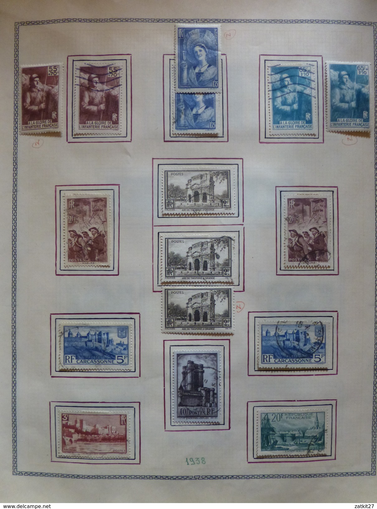 1849 à 1965 timbres neufs **, * et oblitérés