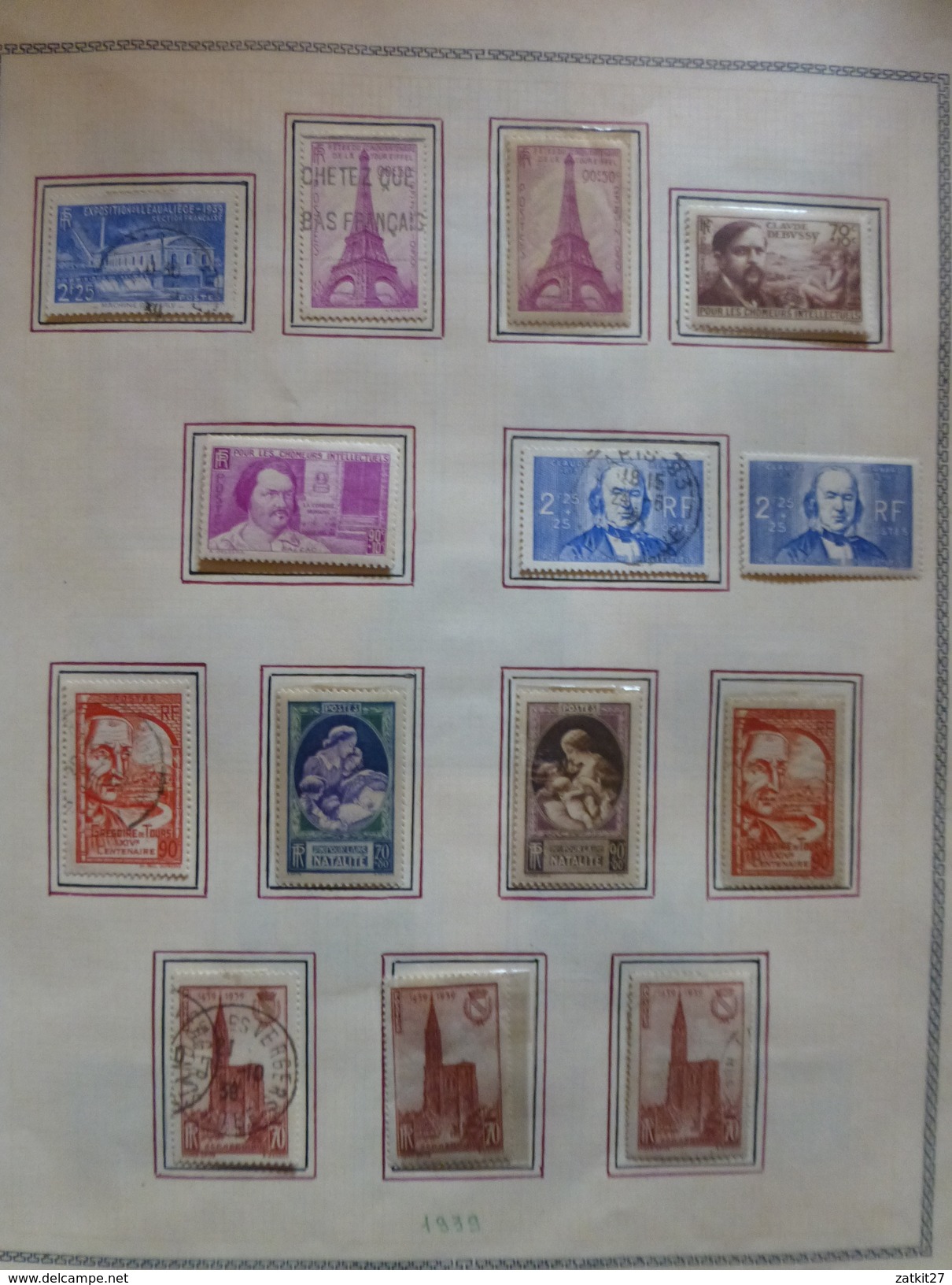 1849 à 1965 timbres neufs **, * et oblitérés