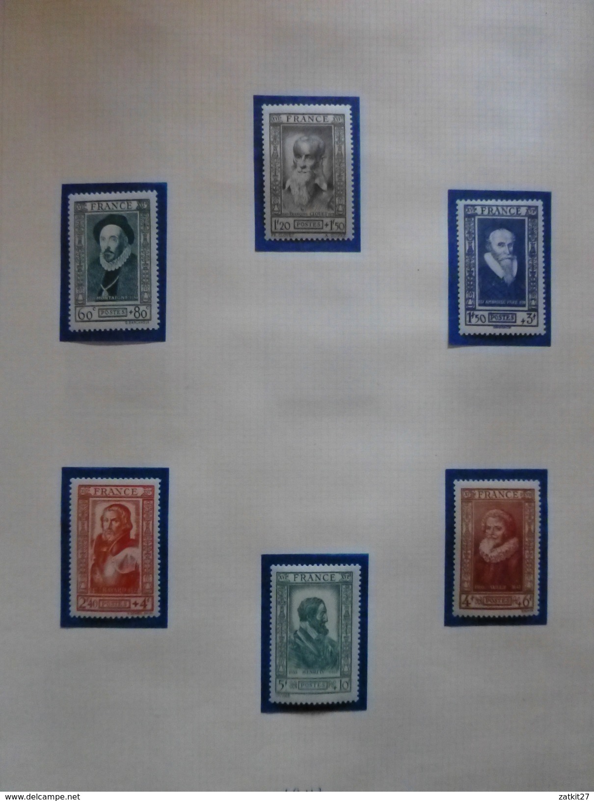 1849 à 1965 timbres neufs **, * et oblitérés