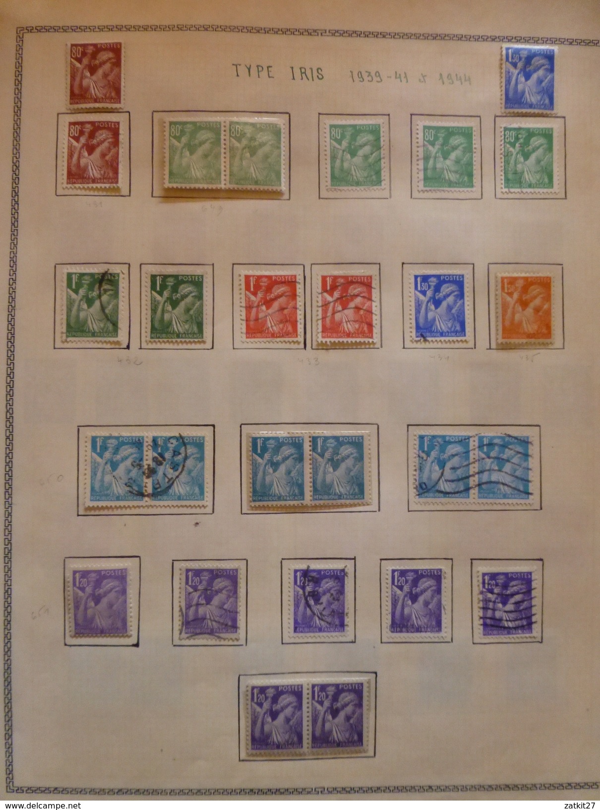 1849 à 1965 timbres neufs **, * et oblitérés