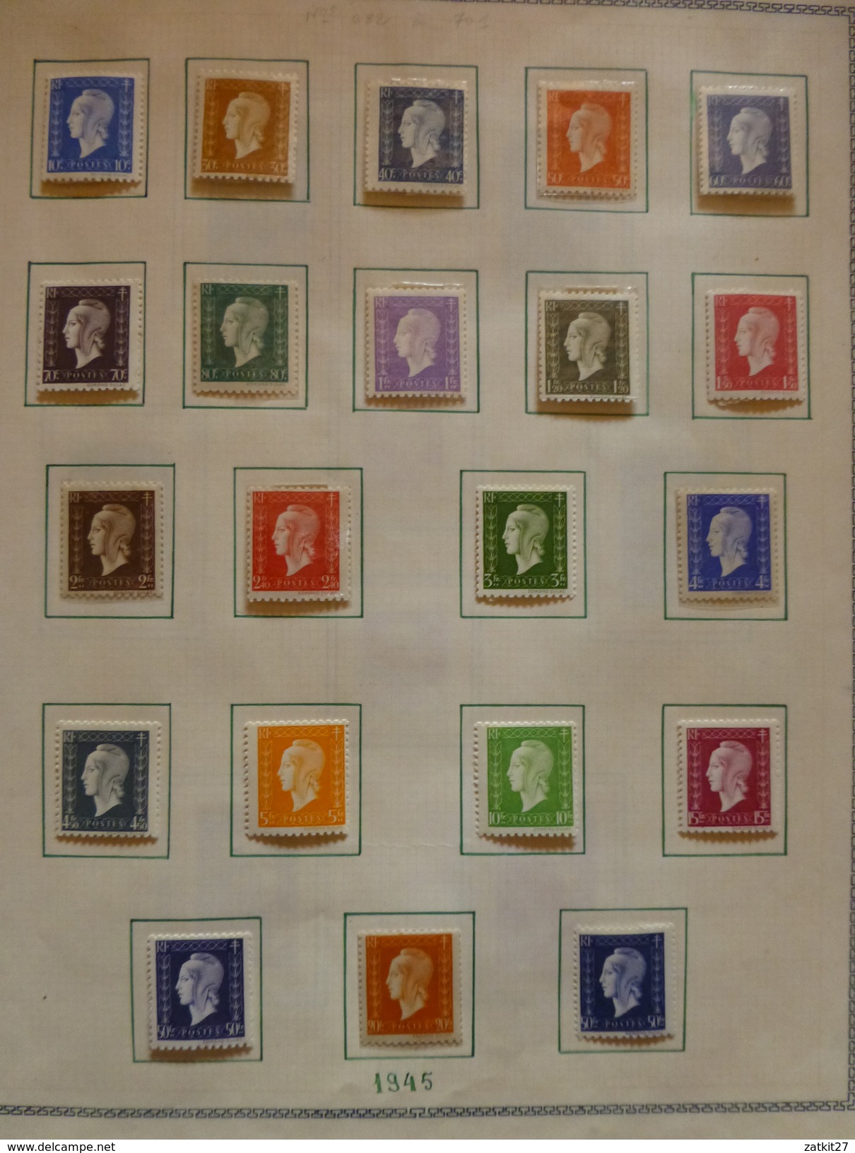 1849 à 1965 timbres neufs **, * et oblitérés