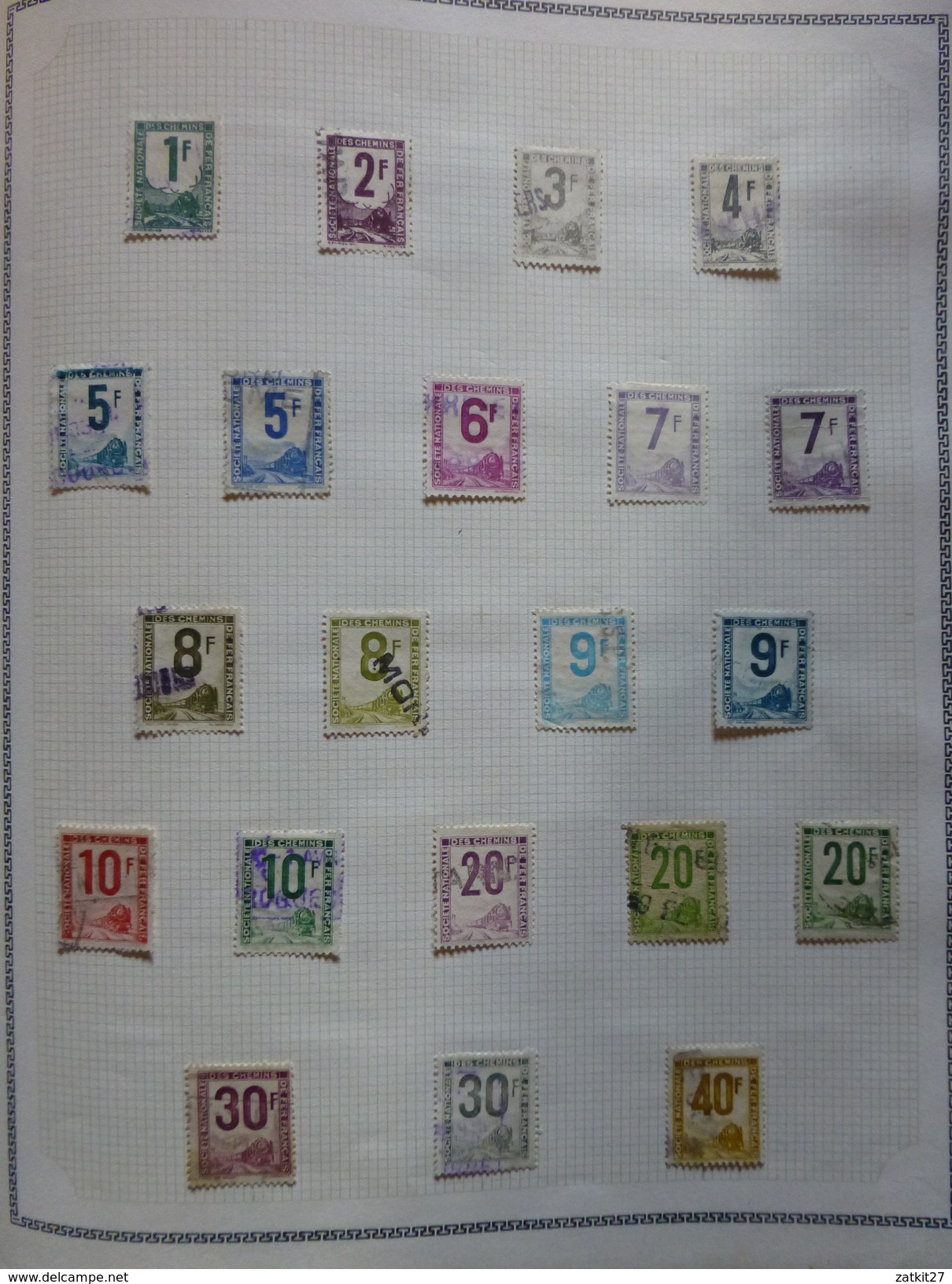 1849 à 1965 timbres neufs **, * et oblitérés