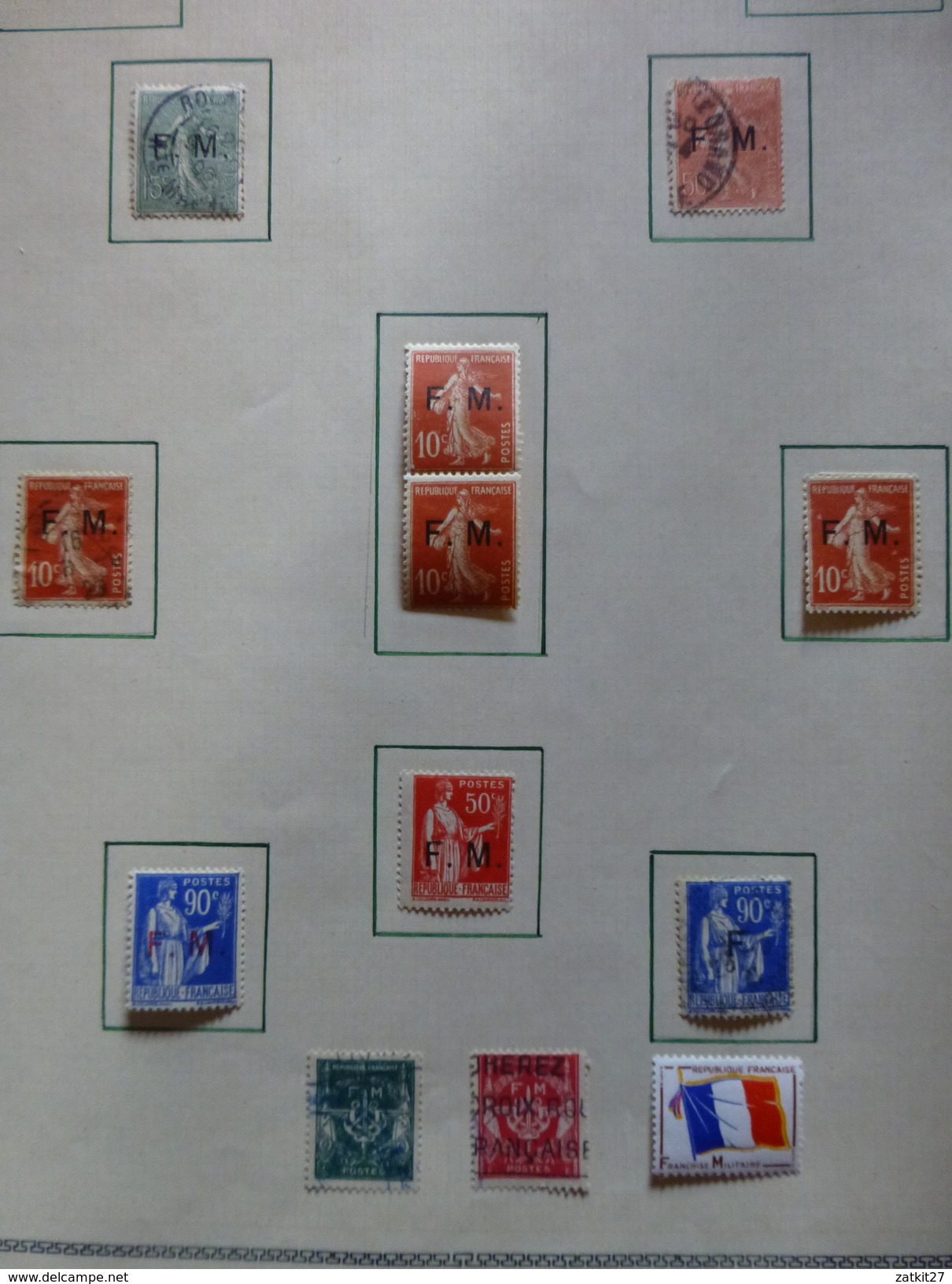 1849 à 1965 timbres neufs **, * et oblitérés