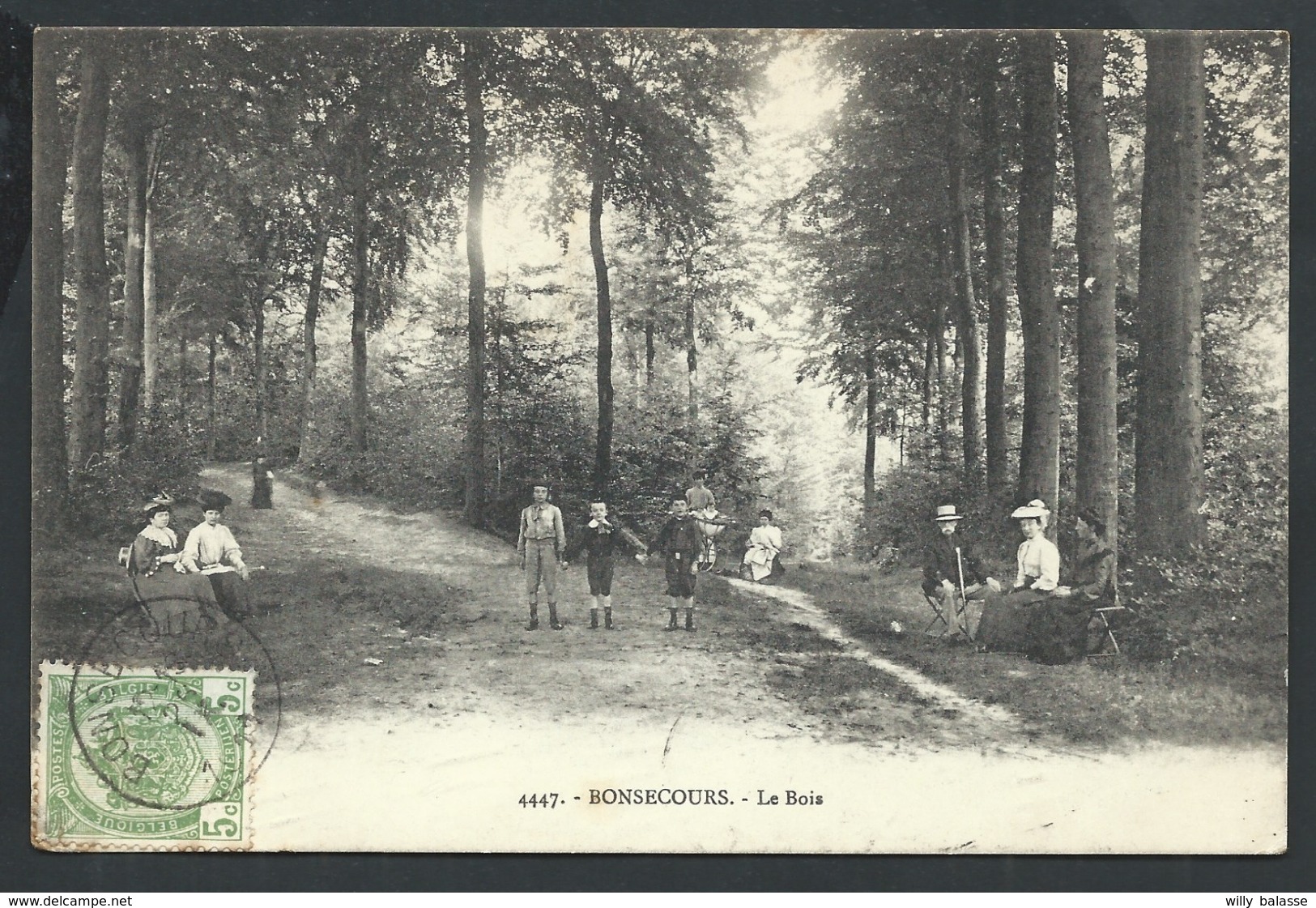 +++ CPA - BONSECOURS - Le Bois - Carte Animée  // - Péruwelz