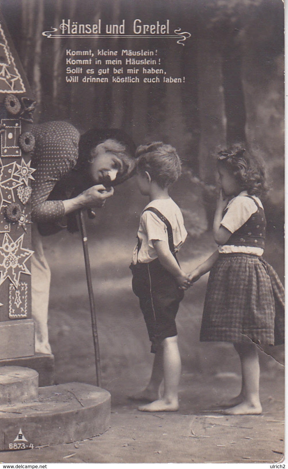 AK Hänsel Und Gretel - Hexe Kinder  - Ca. 1910 (28469) - Fiabe, Racconti Popolari & Leggende