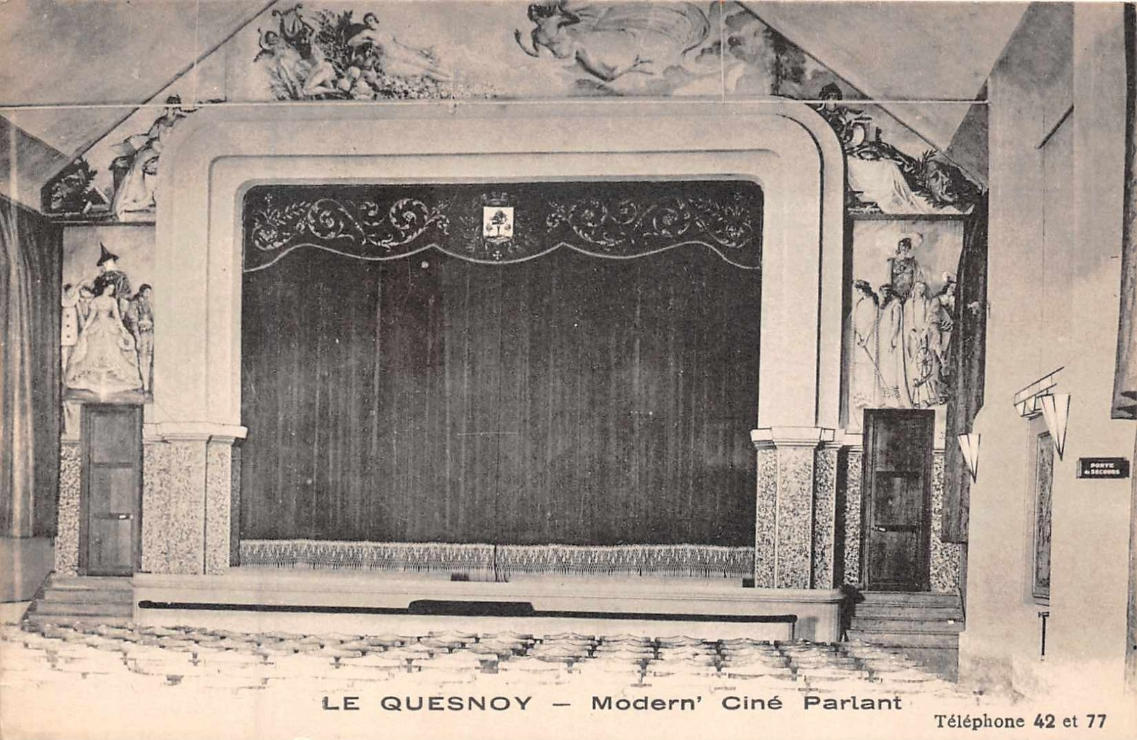 LE QUESNOY  -  Modern' Ciné Parlant ( Peu Courante ) - Le Quesnoy