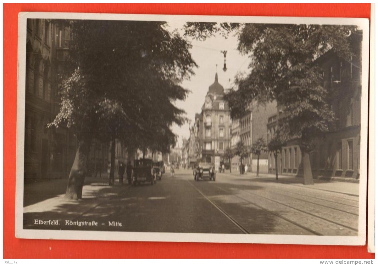 D1343  Wuppertal Elberfeld  Königstrasse Mitte Gelaufen In 1931 Nach Schweiz, Briefmarke Fehlt. - Wuppertal