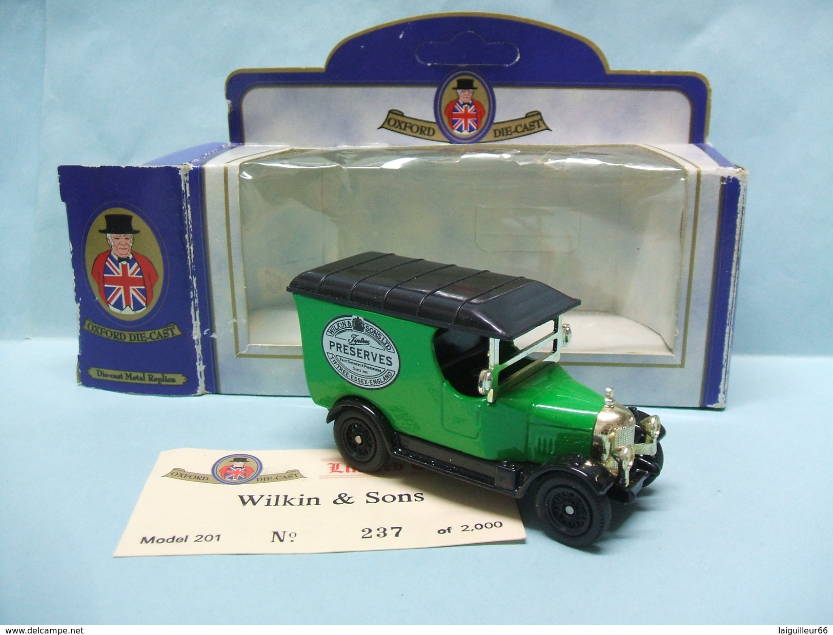 Oxford - MORRIS BULLNOSE Van WILKIN & SONS Ltd. PRESERVES Réf. 201 BO 1/43 - Utilitari