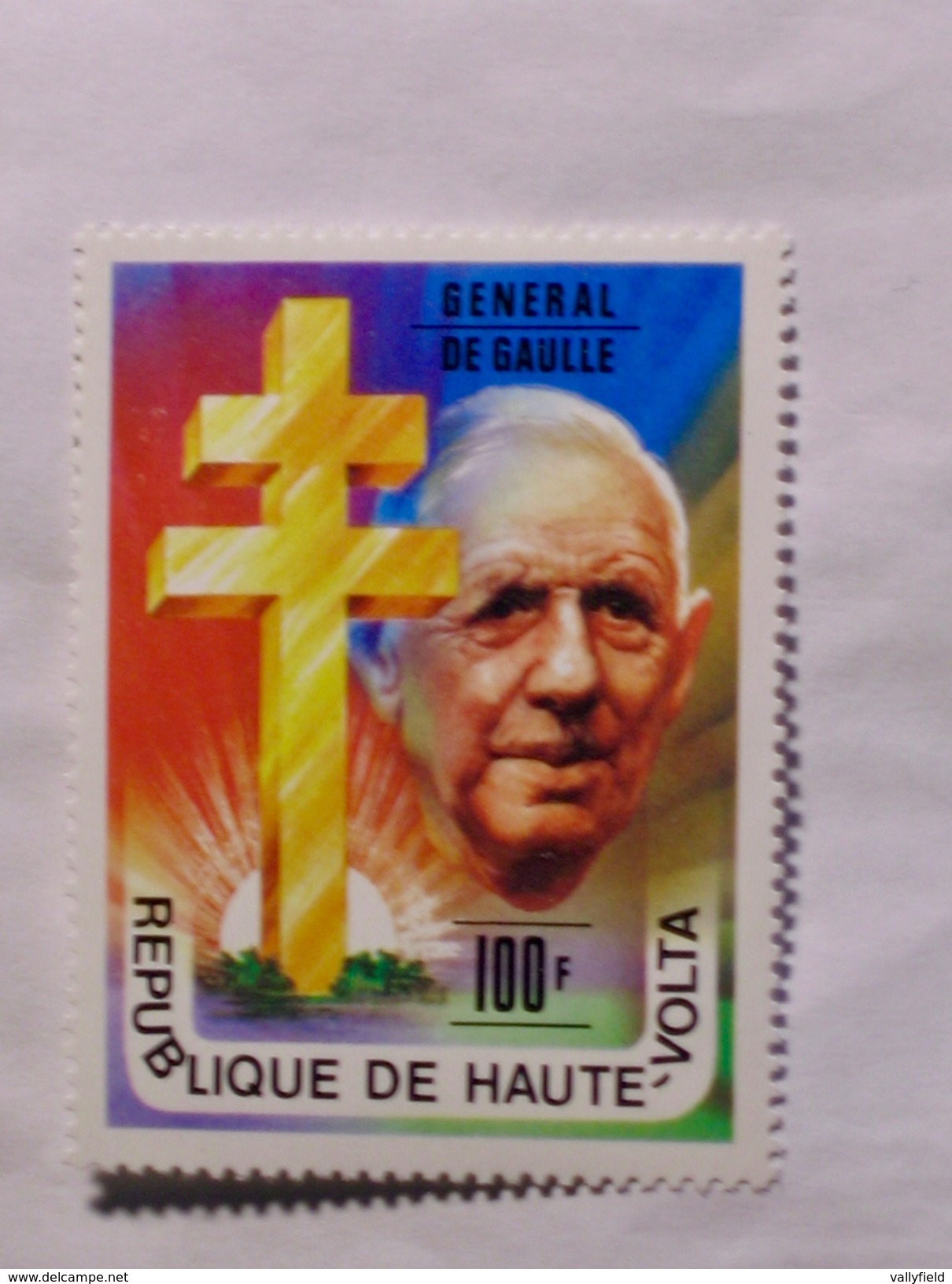 HAUTE-VOLTA  1977  LOT# 10  De GAULLE - Haute-Volta (1958-1984)