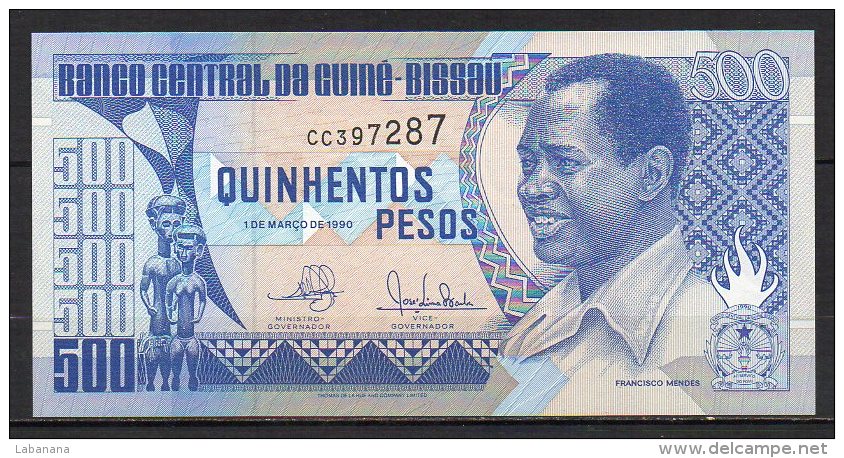 537-Guinée Bissau Billet De 500 Pesos 1990 CC397 - Guinea-Bissau