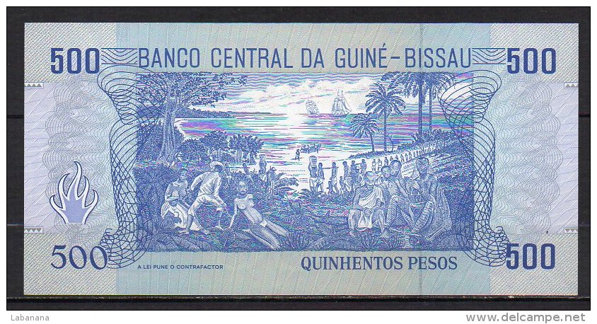 537-Guinée Bissau Billet De 500 Pesos 1990 CC397 - Guinea-Bissau