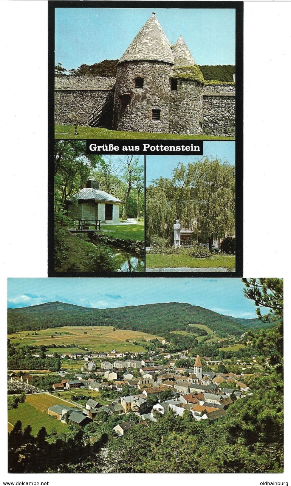 1408g: 2 AKs 2543 Pottenstein Ungelaufen - Berndorf