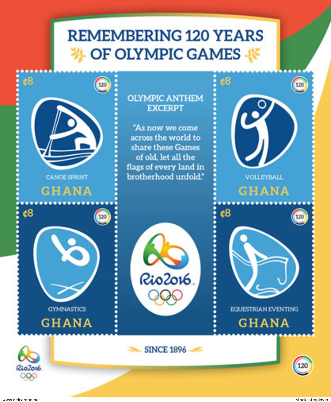 Ghana 2016 Rio Olympic Games - Summer 2016: Rio De Janeiro