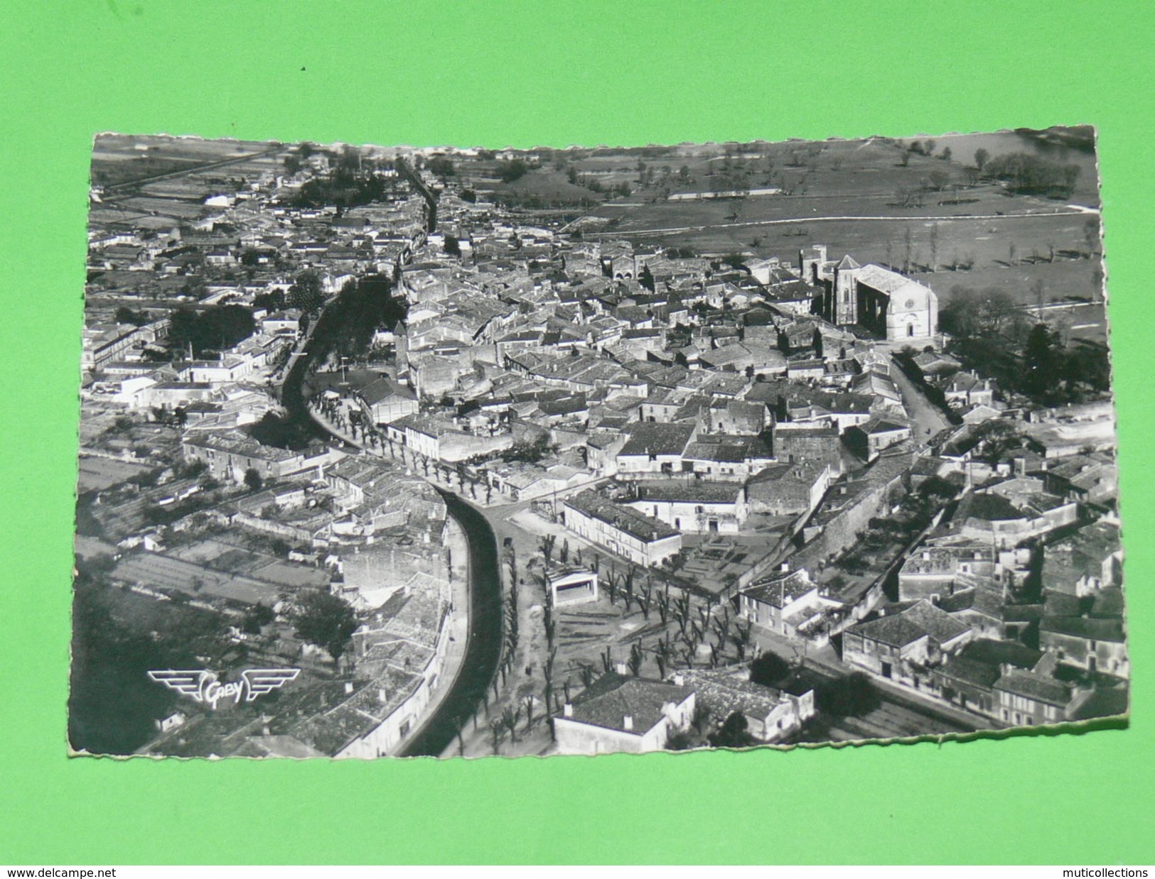 SAINT MACAIRE / ARDT LANGON   1950  VUE GENERALE   CIRC  NON  EDIT - Autres & Non Classés