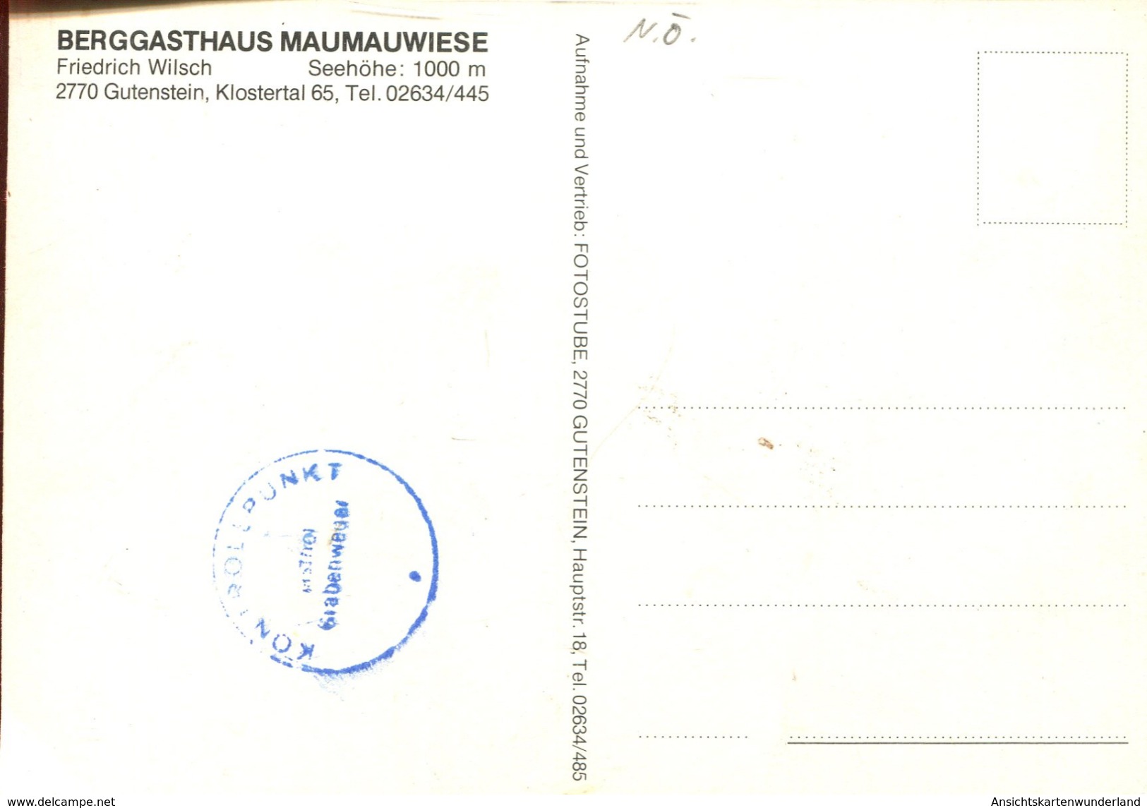 Gutenstein - Berggasthaus Maumauwiese (000038) - Gutenstein