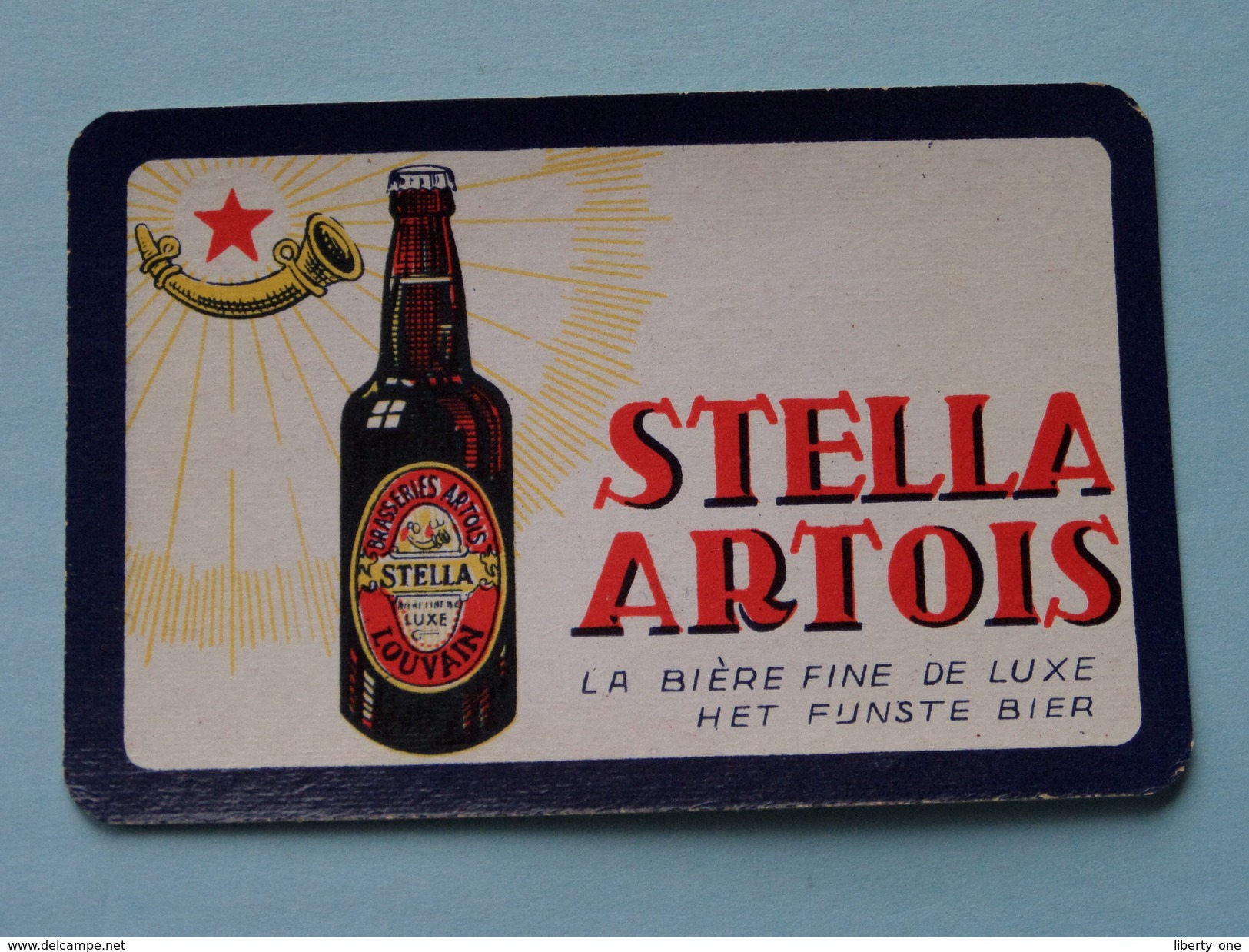 STELLA ARTOIS Het Fijnste Bier / La Bière Fine De Luxe ( Schoppen 10 ) - ( Details - Zie Foto´s Voor En Achter ) !! - Barajas De Naipe