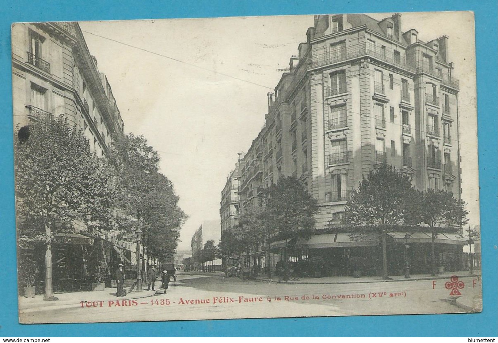 CPA TOUT PARIS 1435 - Avenue Félix Faure (XVème Arrt.) Ed. FLEURY - District 15