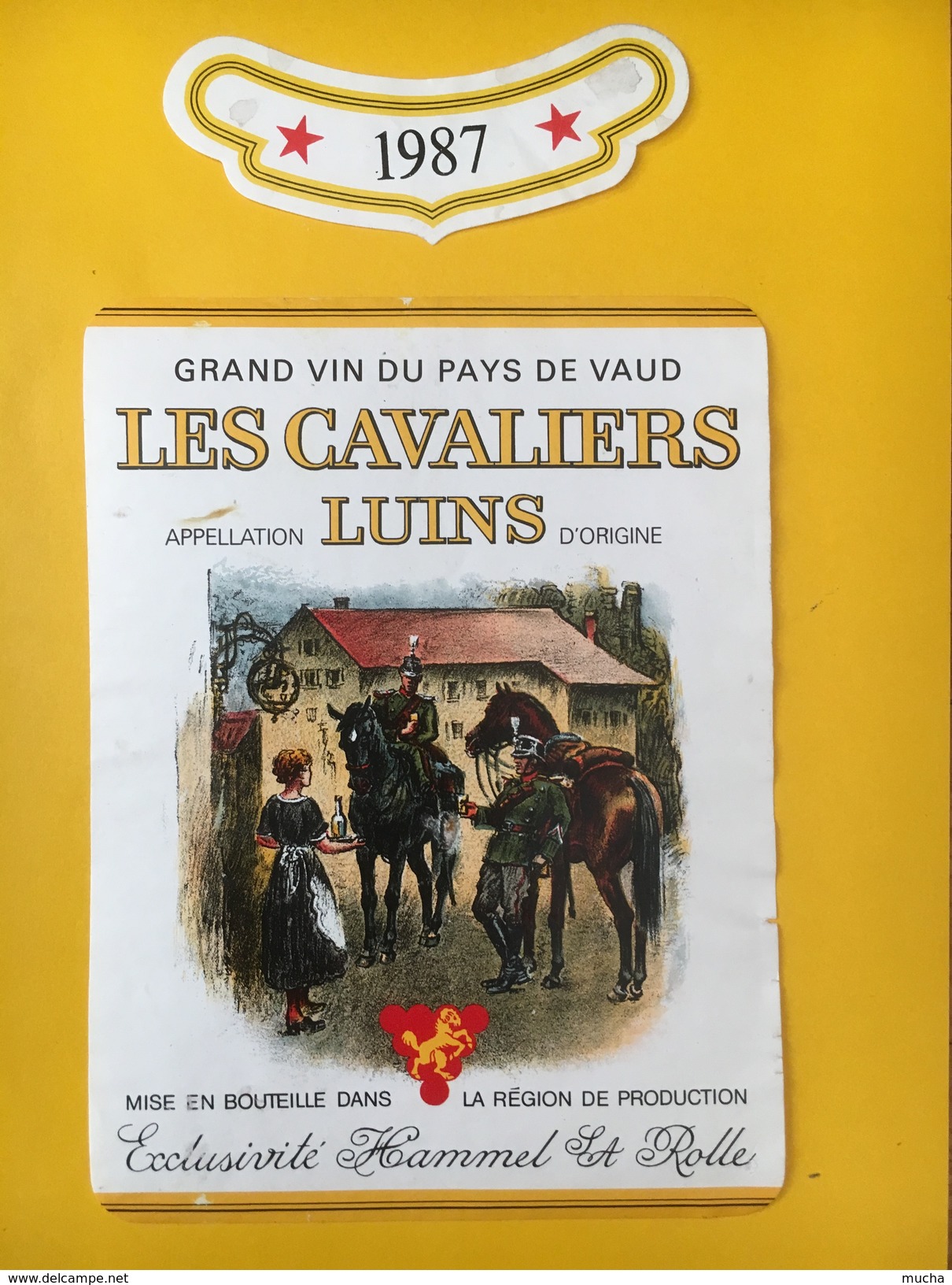 4031 - Les Cavaliers Luins 1987 Suisse - Militaire