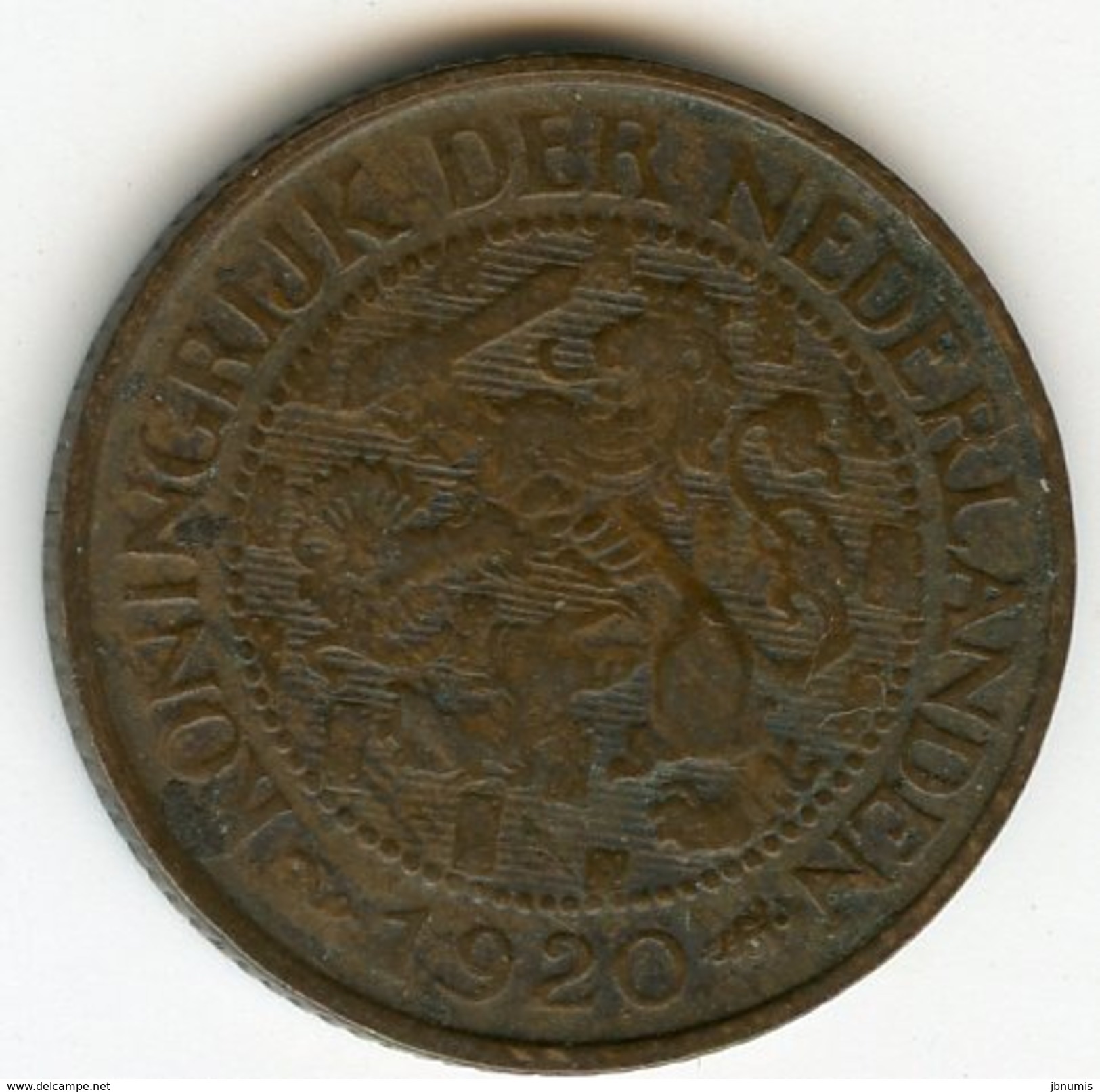 Pays-Bas Netherland 1 Cent 1920 KM 152 - 1 Cent