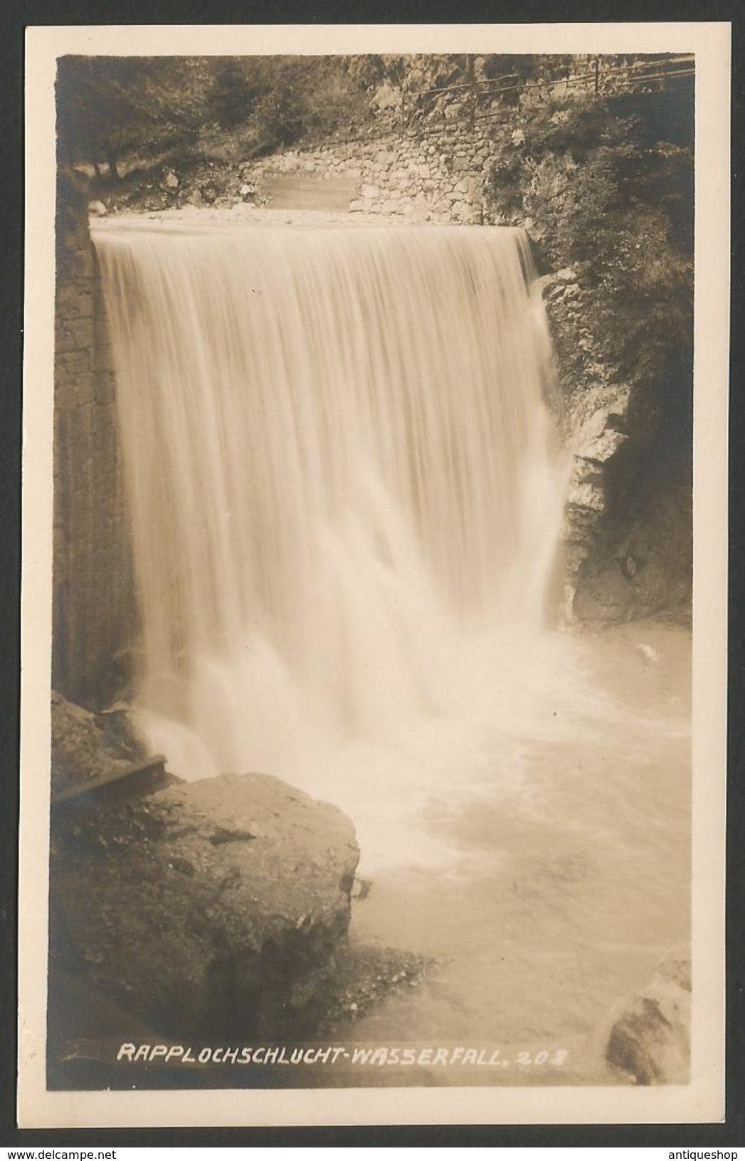 Austria-----Rappenlochschlucht (Wasserfall)------old Postcard - Dornbirn