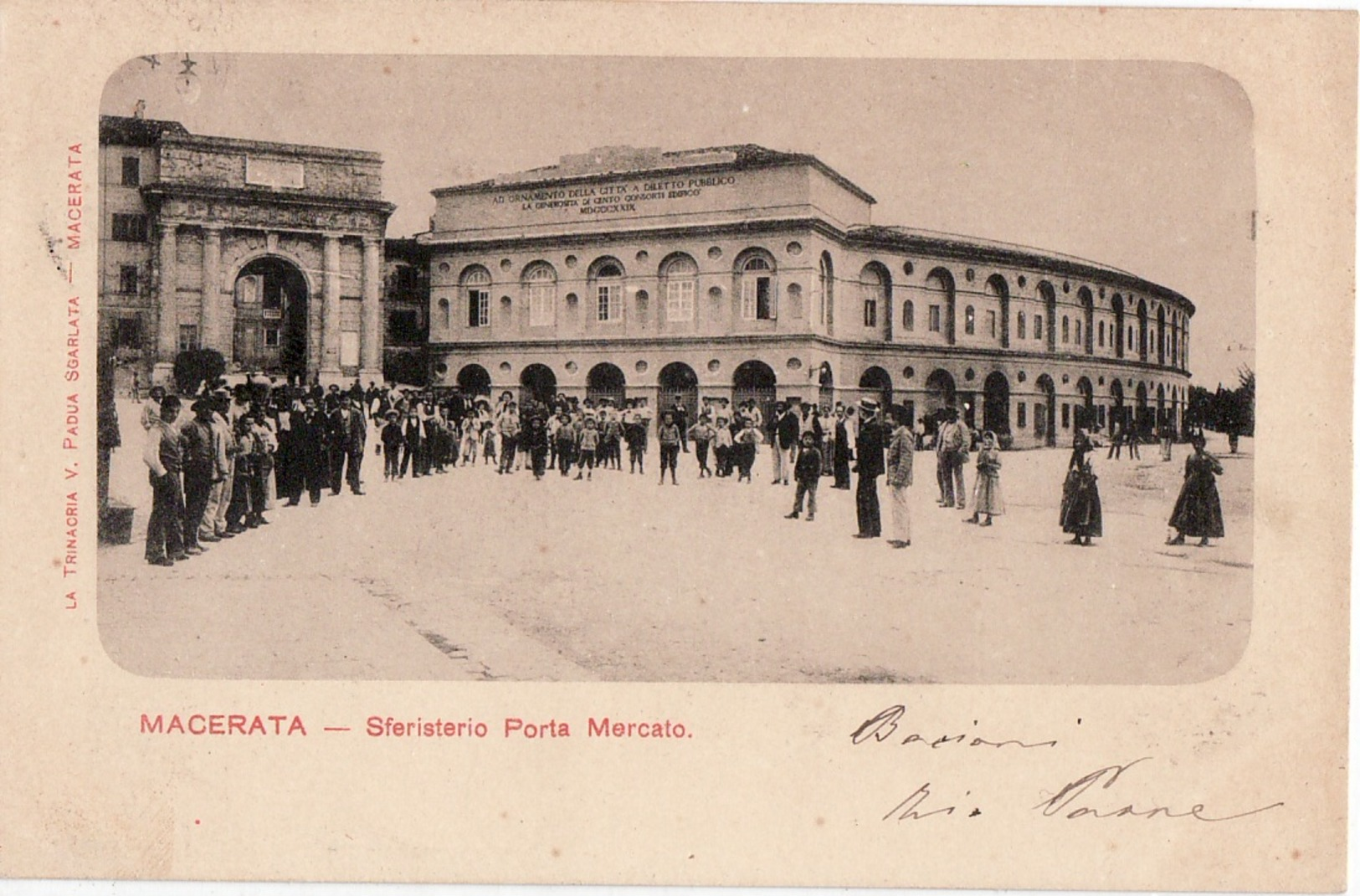 2547 MACERATA SFERISTERIO PORTA MERCATO - Macerata