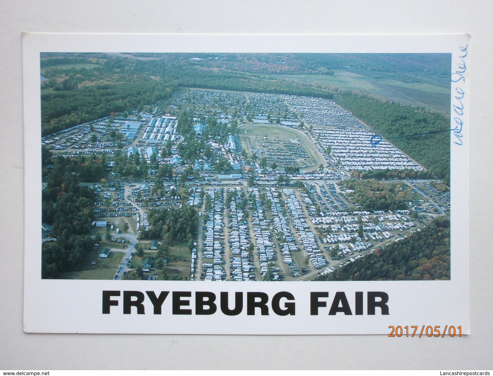 Postcard Fryeburg Fair Maine The  West Oxford Agricultural Society Aerial View Farm Farming Interest My Ref B21236 - Other & Unclassified