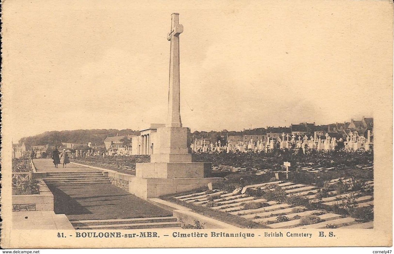 62 BOULOGNE SUR MER Le Cimetière Britannique British Cemetery - Boulogne Sur Mer