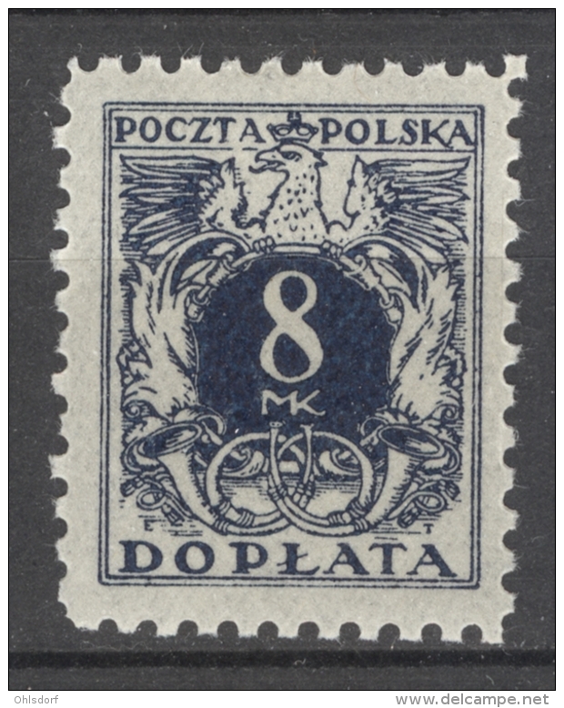 POLSKA - POSTAGE DUE 1921: YT Taxe 41, ** MNH - FREE SHIPPING ABOVE 10 EURO - Postage Due