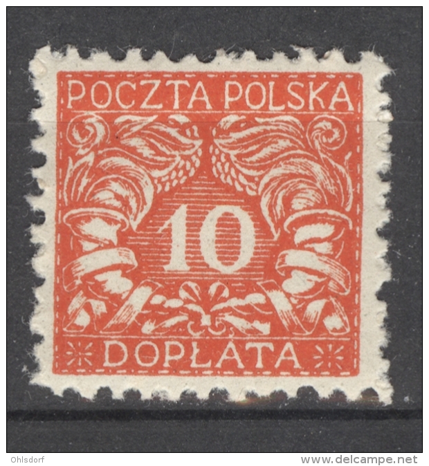 POLSKA - POSTAGE DUE 1919: YT Taxe 16, ** MNH - FREE SHIPPING ABOVE 10 EURO - Postage Due