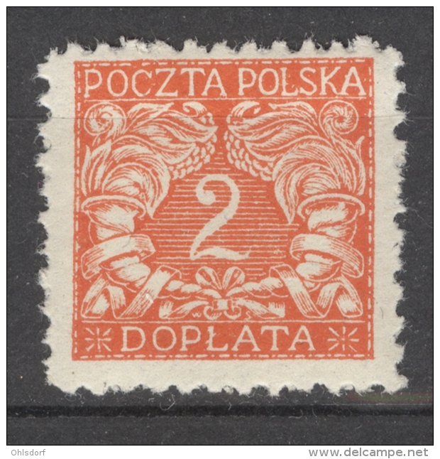 POLSKA - POSTAGE DUE 1919: YT Taxe 13, ** MNH - FREE SHIPPING ABOVE 10 EURO - Postage Due