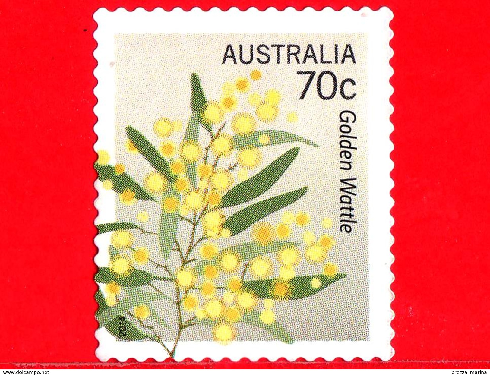 AUSTRALIA  - Usato - 2014 - Fiori - Flowers - Emblemi Floreali - Golden Wattle - 70 - Usati