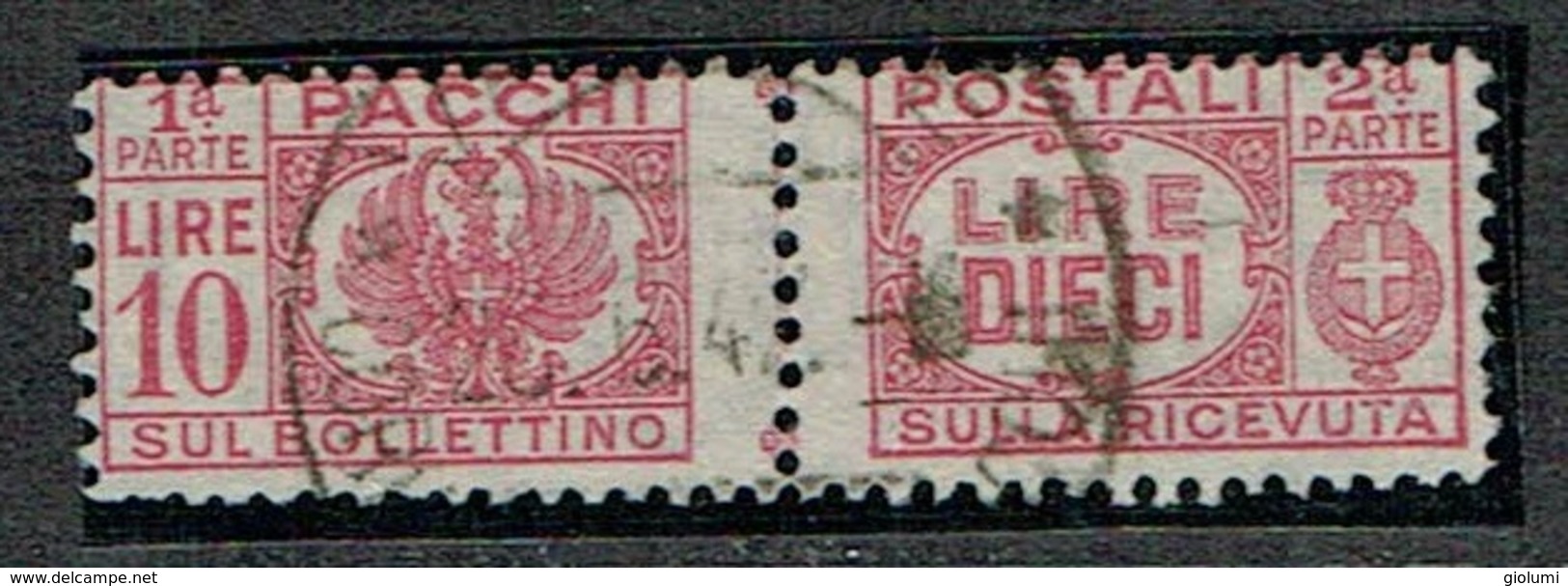 ITALY 1946 10lire Used Stamp - Paketmarken