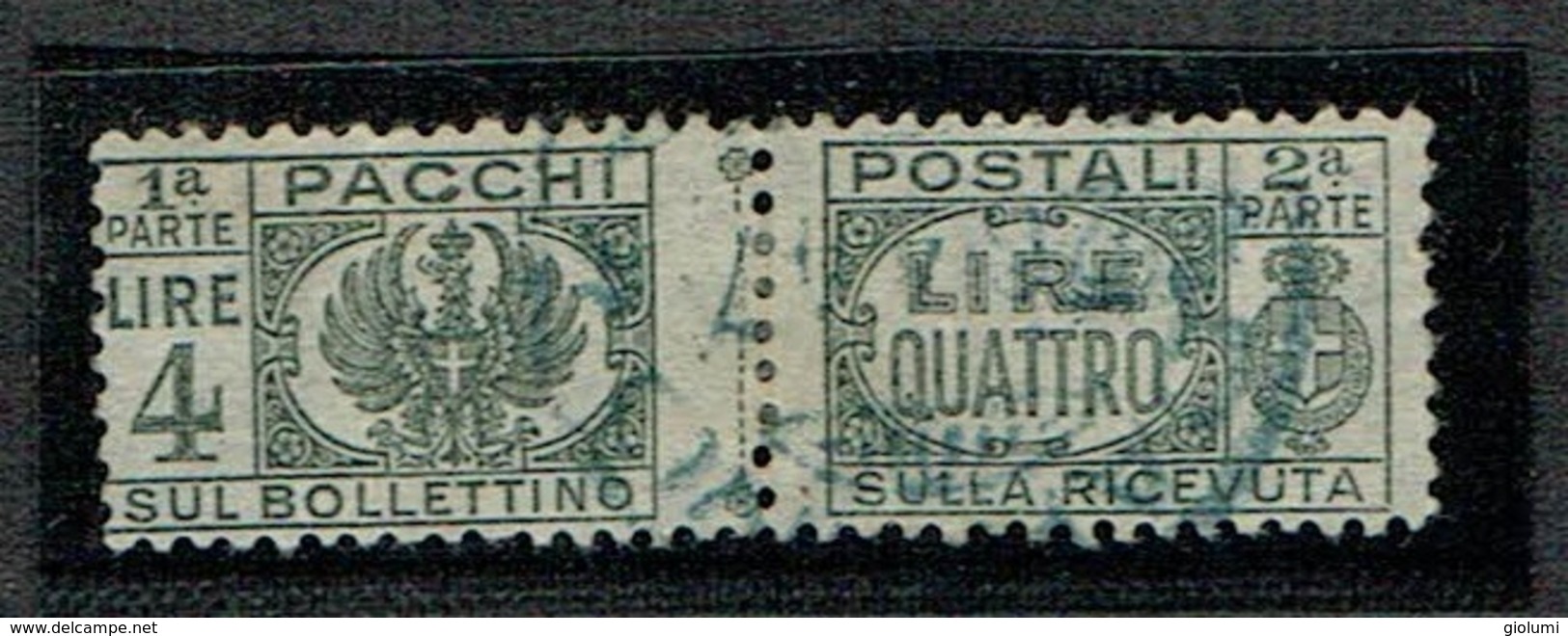 ITALY 1946 4lire Used Stamp - Colis-postaux