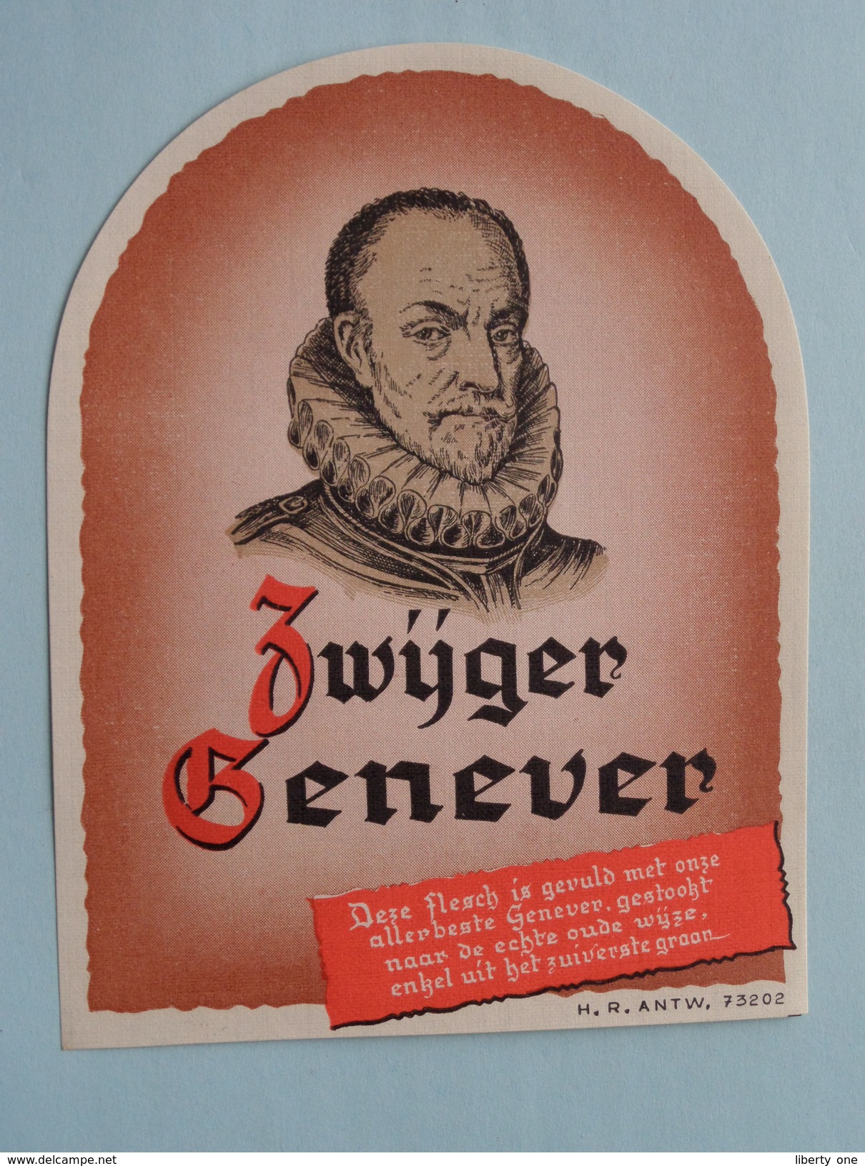 ZWIJGER Genever ( H.R.Antw 73202 / Details Op Foto ) !! - Other & Unclassified