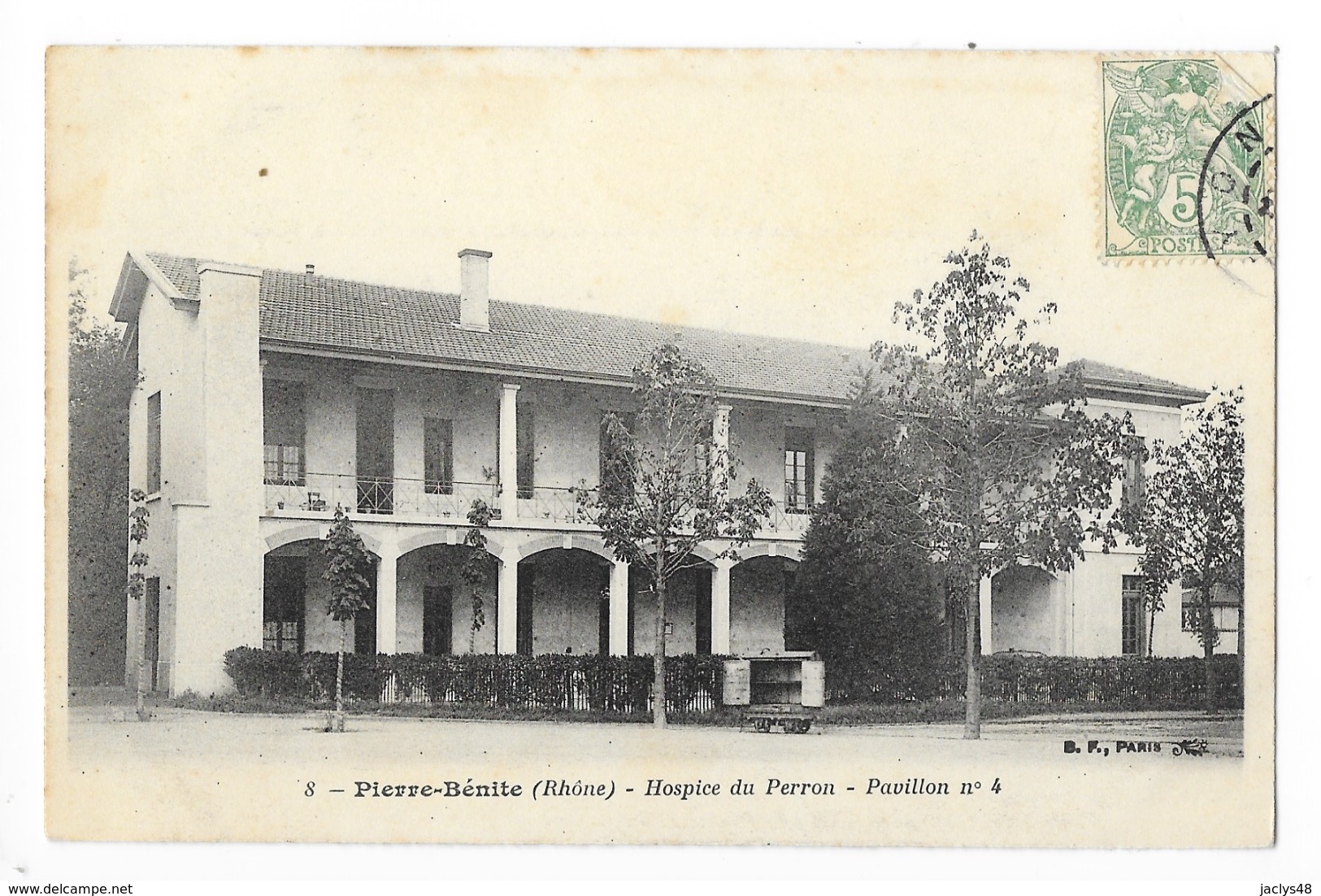 PIERRE BENITE  (cpa 69) Hospice Du Perron - Pavillon N° 4 -   -   L 1 - Pierre Benite