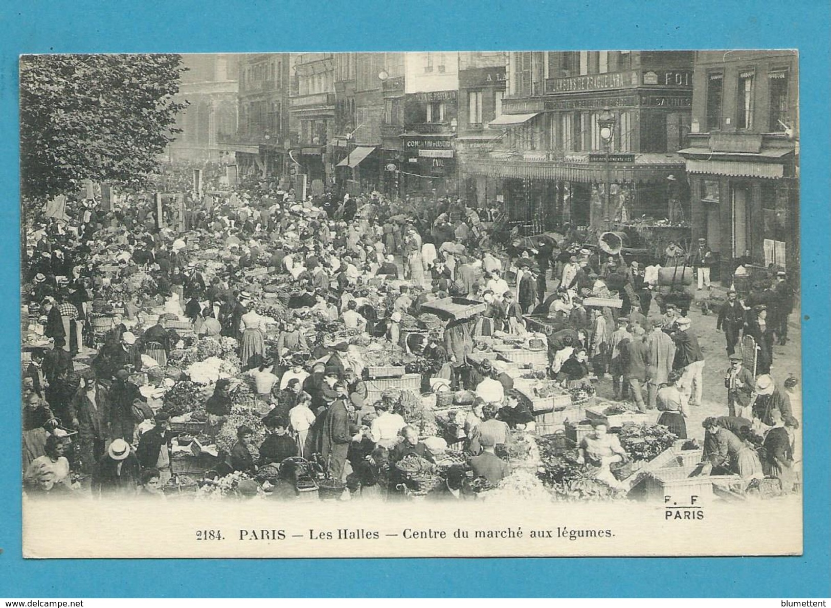 CPA 2184 - Les Halles Centre Du Marché Aux Légumes PARIS Ed. FLEURY - Straßenhandel Und Kleingewerbe