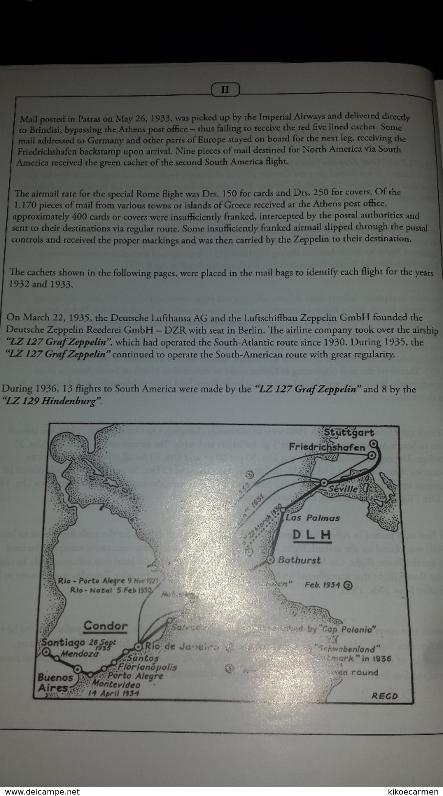 ZEPPELIN MAIL TO AND FROM GREECE 138 Colored Pages Of COSTAS POLITIS Collection - Philatélie Et Histoire Postale