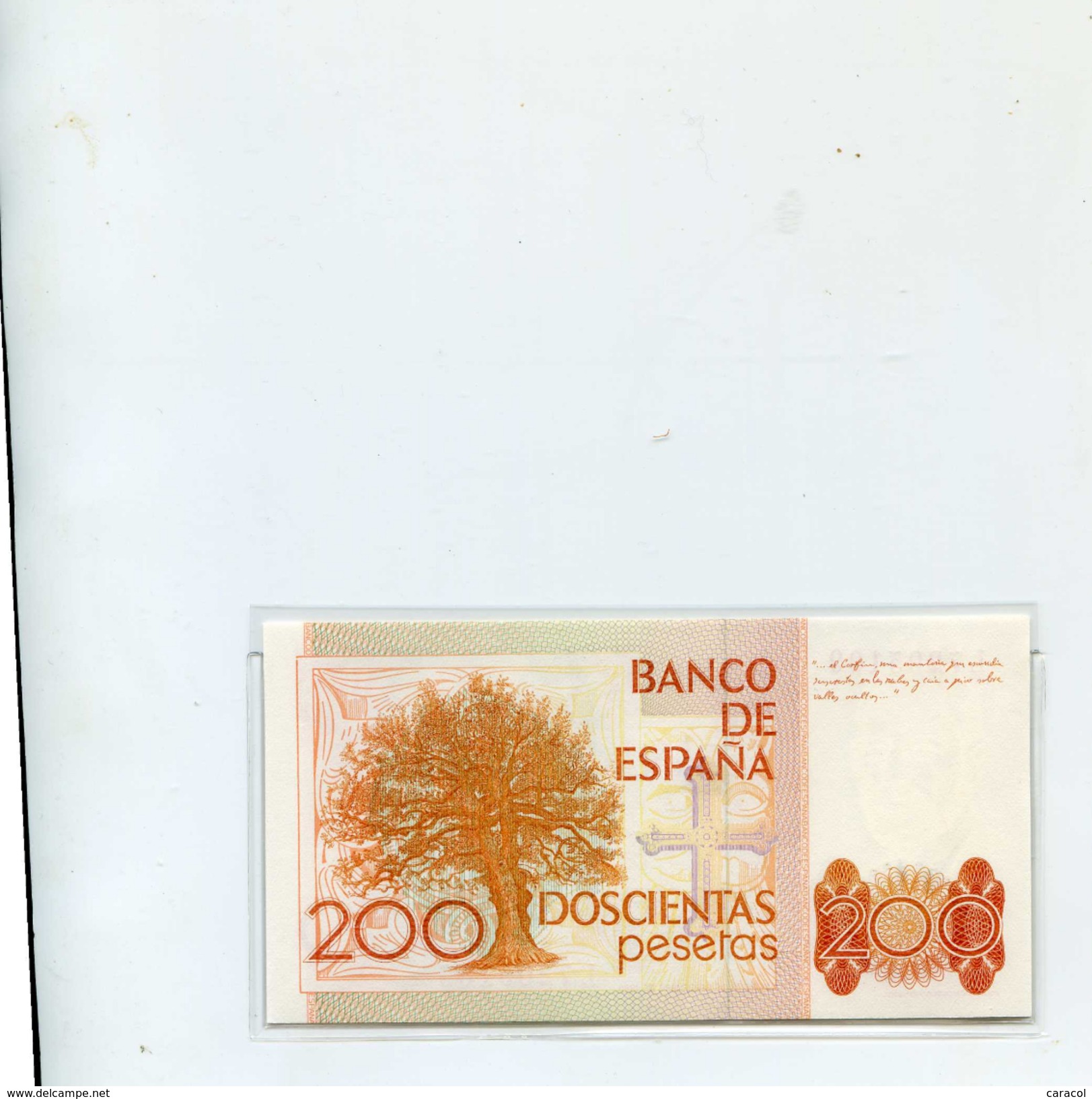 PRECIOSO BILLETE NUEVO - INTACTO - 200 PESETAS - 16 DE SEPTIEMBRE 1980 - CLARIN - [ 4] 1975-… : Juan Carlos I