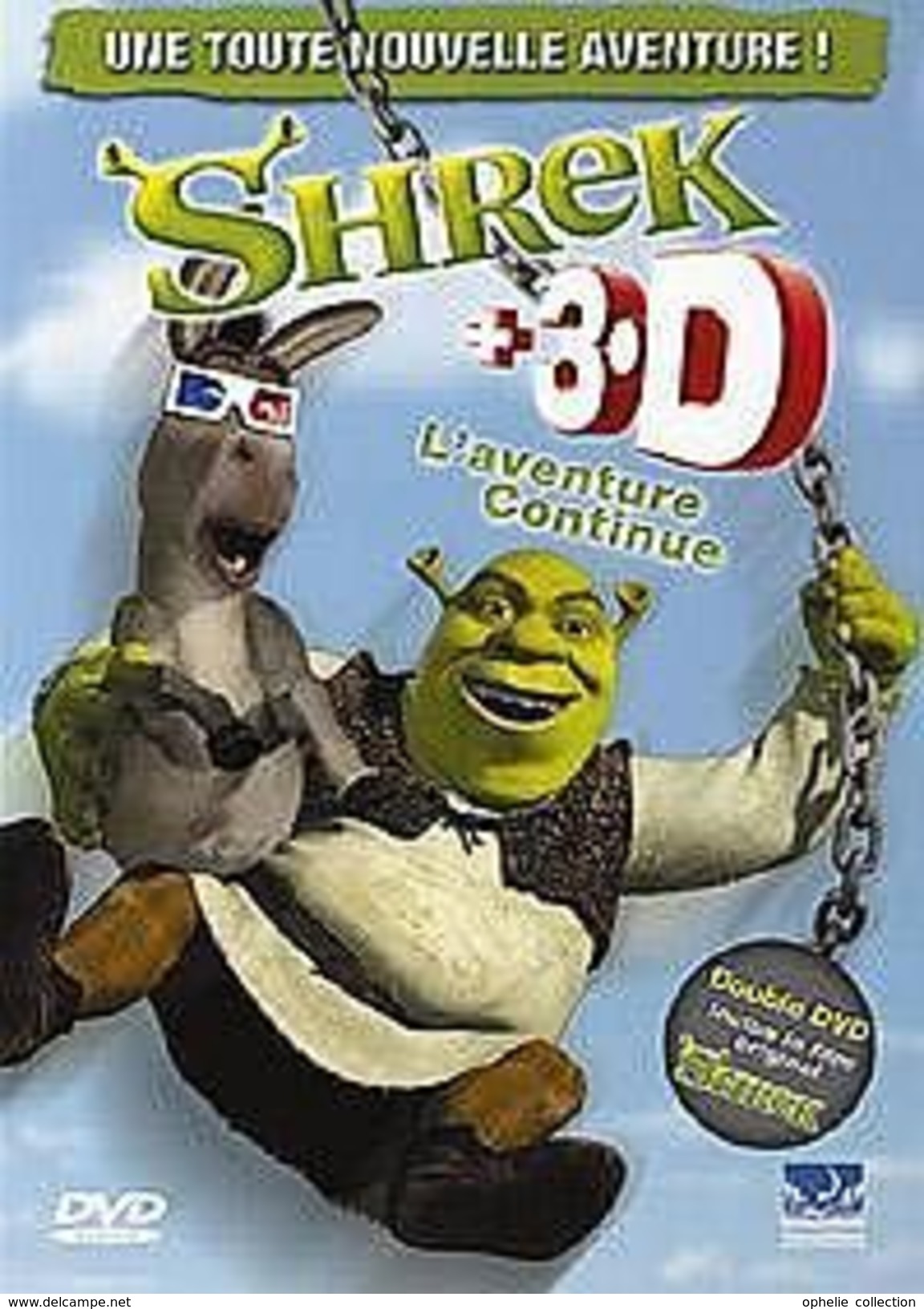 Shrek + Shrek 3D, L'aventure Continue Andrew Adamson - Dessin Animé