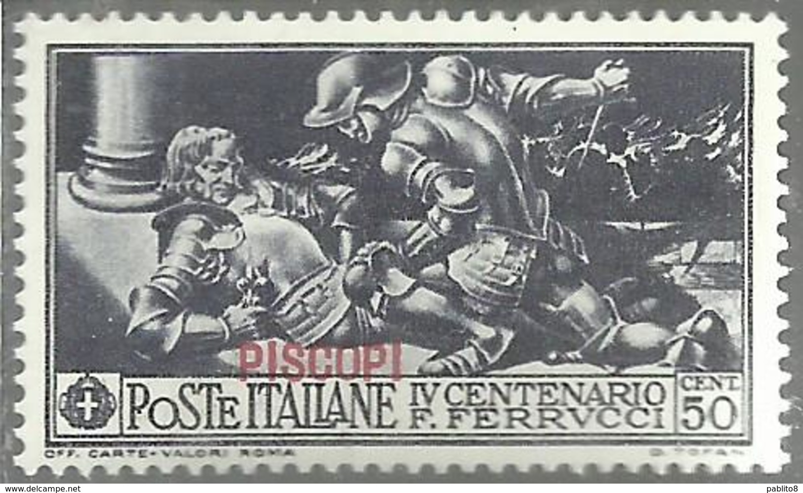 EGEO 1930 PISCOPI FERRUCCI CENT. 50 C MNH - Ägäis (Piscopi)