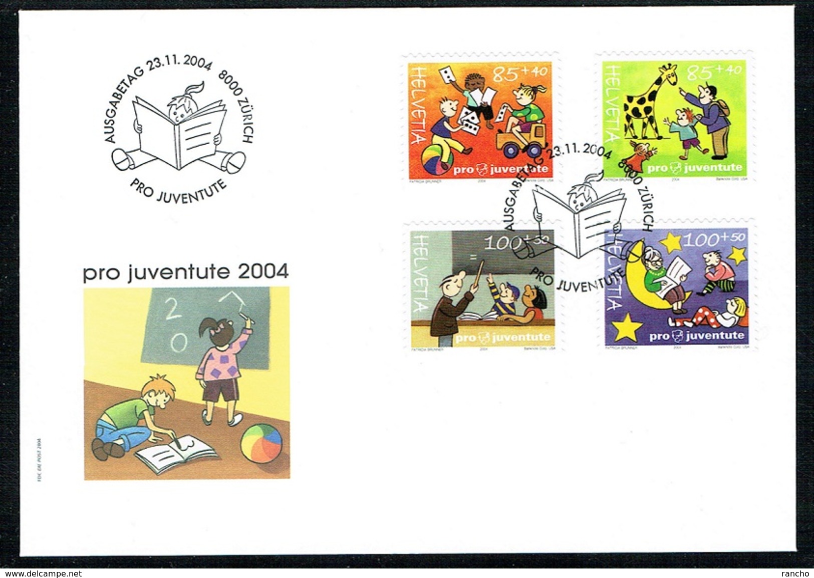 PRO/J. FDC TIMBRES OBLITERES 1er/J.23.11.2004. C/.S.B.K. Nr:J373A/J376A. Y&TELLIER Nr:1820/1823. MICHEL Nr:1902x/1905x. - Lettres & Documents