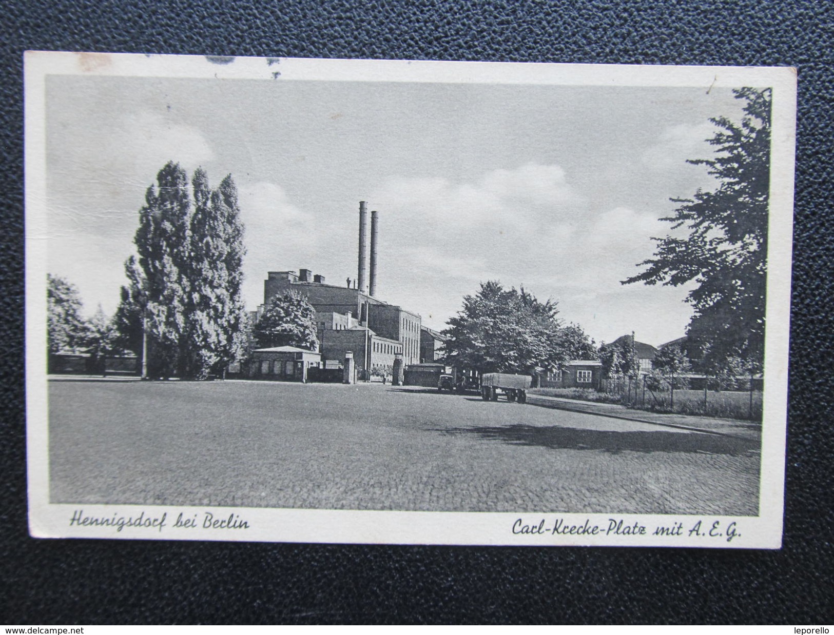 AK HENNIGSDORF Bei Berlin Carl Krecke Platz 1942  // D*24277 - Henningsdorf