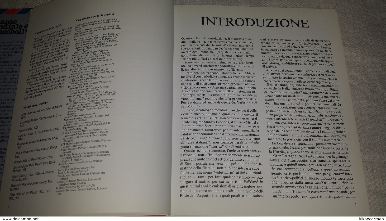 9scans ATLANTE MONDIALE DEI FRANCOBOLLI Rossiter Flower Gremese 340pages In 170b/w Photocopies STAMP ATLAS Enciclopedia - Philately And Postal History