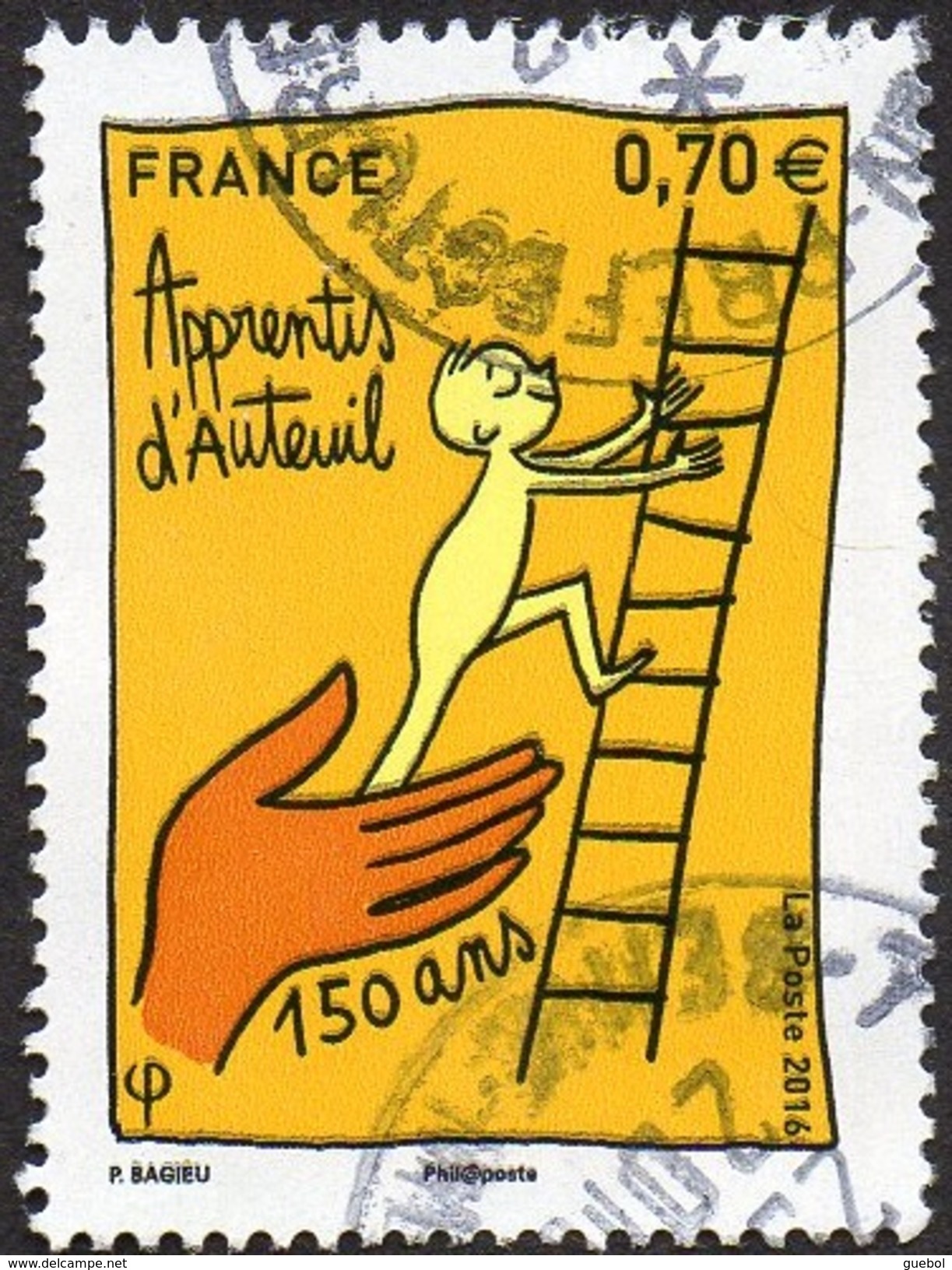 France Oblitération Cachet à Date N° 5037 - Fondation Apprentis D'Auteuil - 2010-.. Matasellados