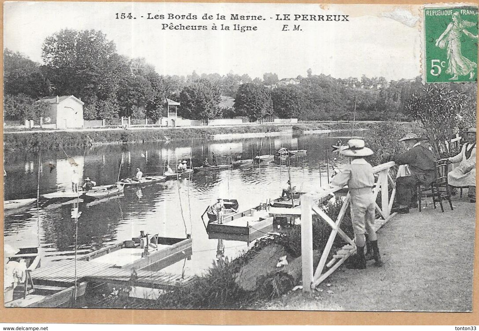 LE PERREUX - 94 - Pecheurs à La Ligne - LYO87 - - Le Perreux Sur Marne