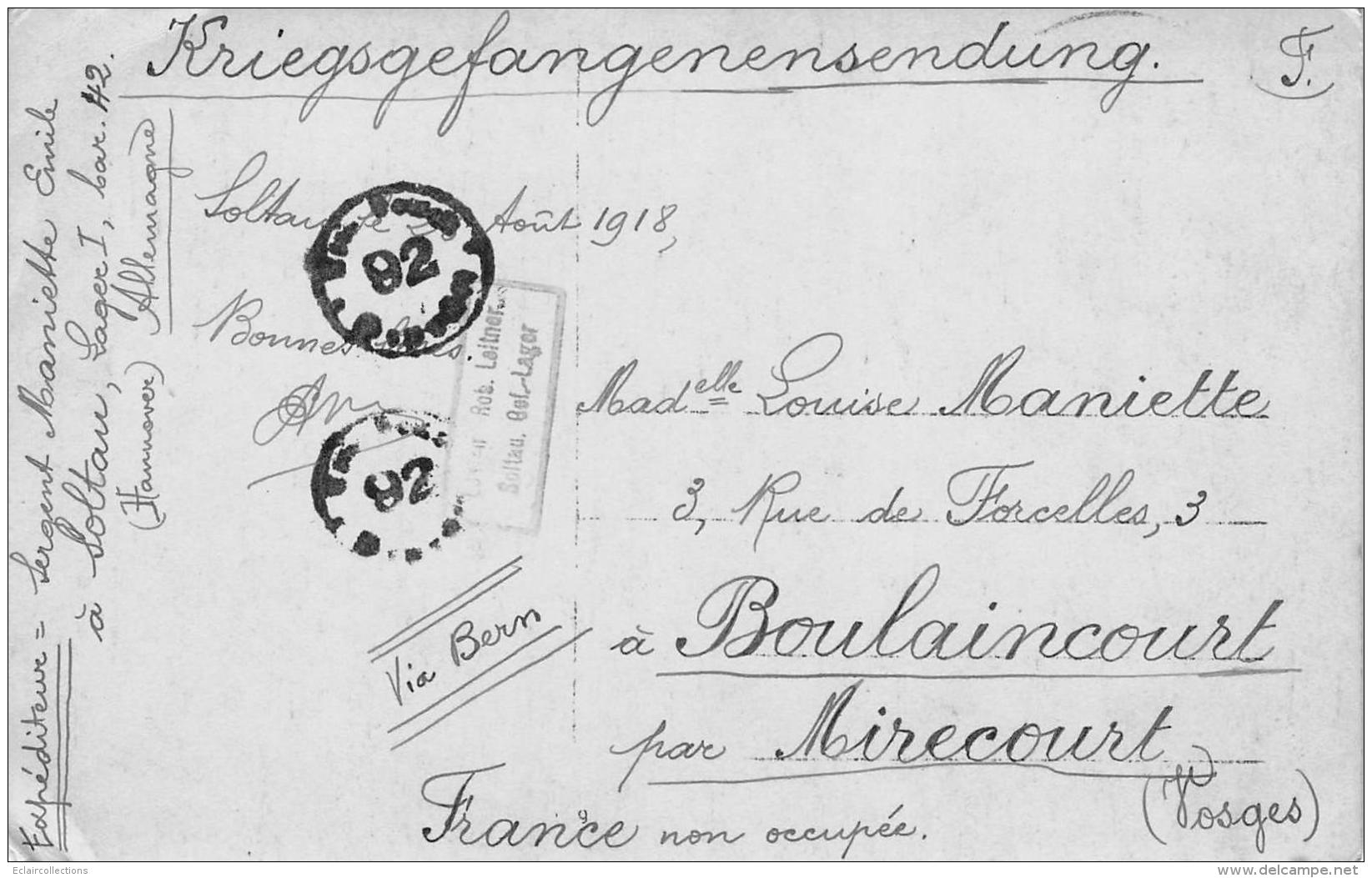 Dülmen.  Allemagne.  Camp De Prisonniers    Carte Photo.   Service Des Colis - Duelmen