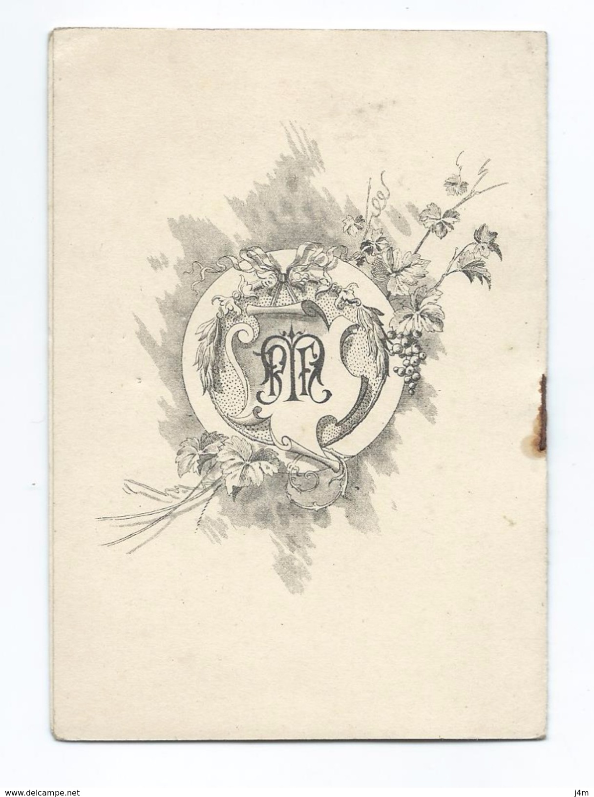 CATALOGUE 1900 De VINS De BOURGOGNE 1895, 1898, 1899, 1900.. P. De MARCILLY Fres à CHASSAGNE-MONTRACHET ( 21) - Werbung