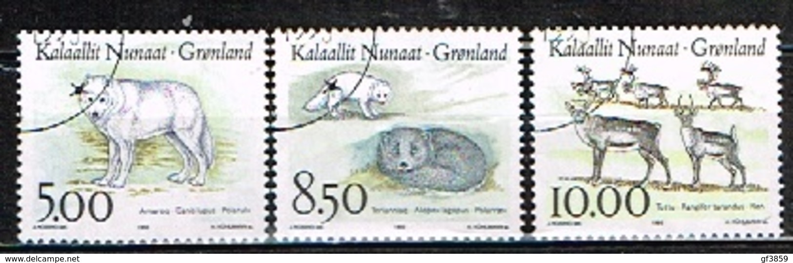 GROENLAND / Oblitérés / Used / 1993 - Faune De L'Arctique - Used Stamps