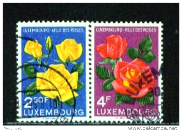 LUXEMBOURG  -  1956  Roses  Set  Used As Scan - Gebraucht