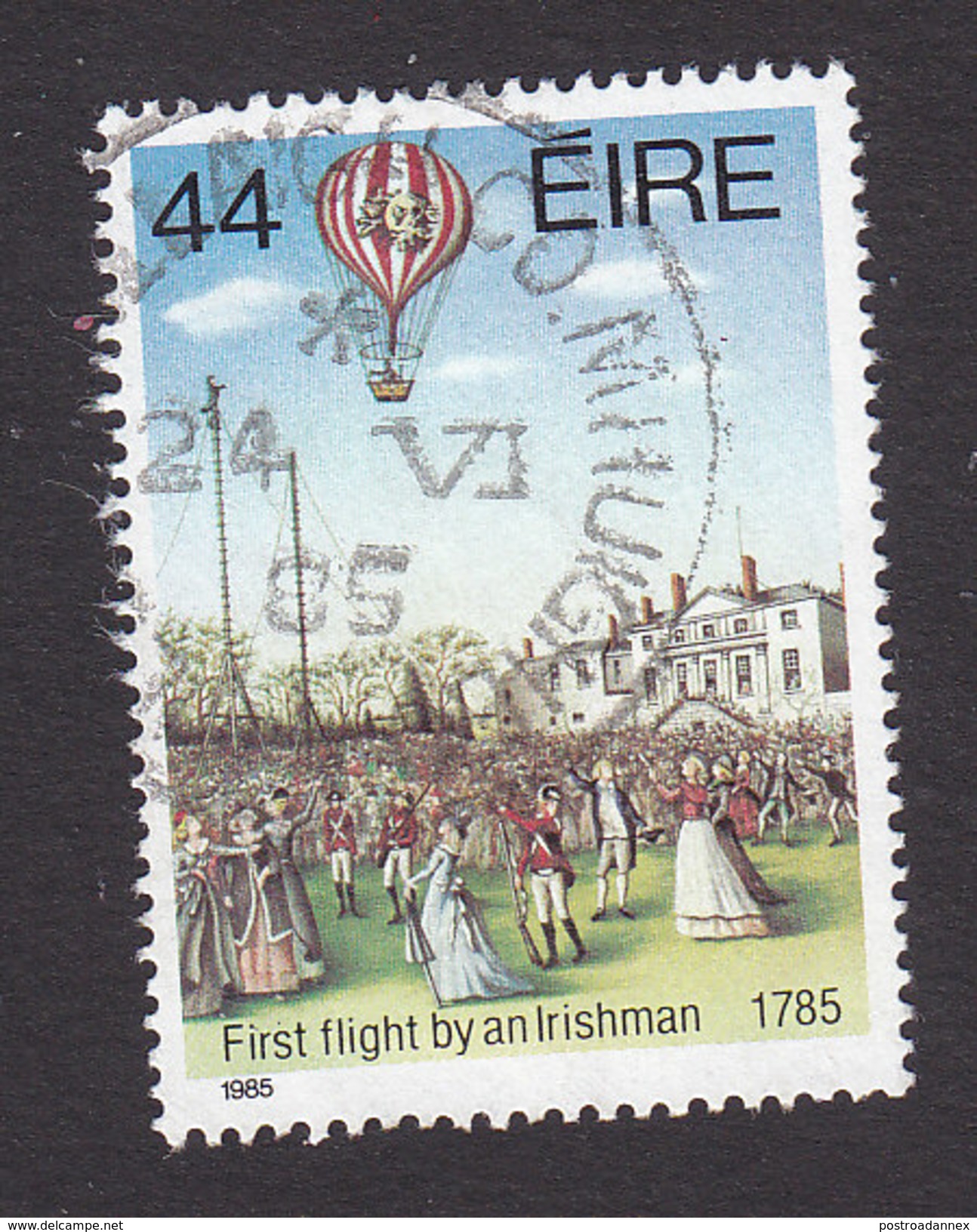 Ireland, Scott #611, Used, First Flight, Issued 1985 - Oblitérés